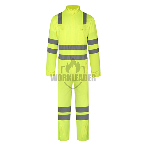 Lightweight Yellow Fluor Coveralls 3418