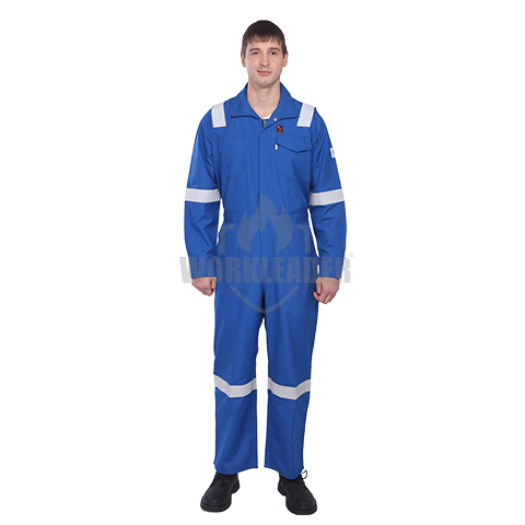 Inherent Flame Resistant Striped Coverall 3A24R