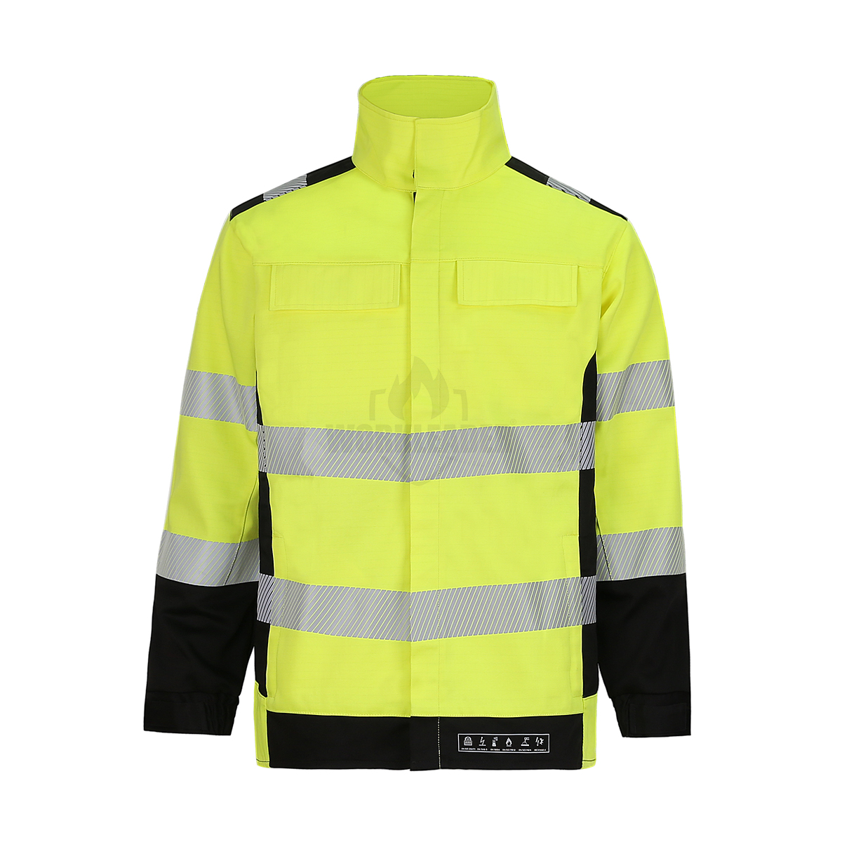 HiVis Yellow FR Jacket 6001R